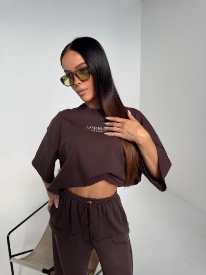 Tshirt BASE czekolada