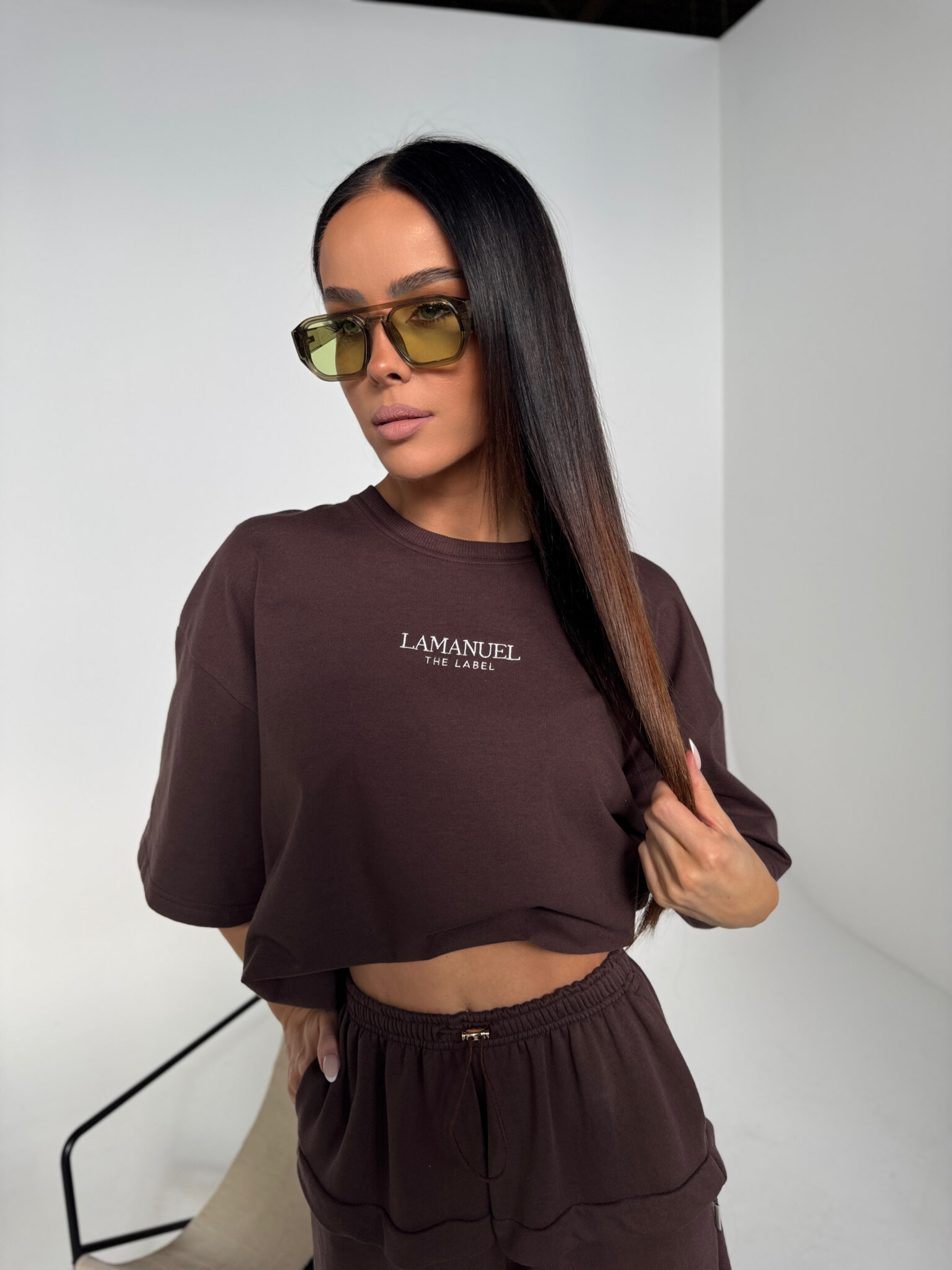 Tshirt BASE czekolada LAMANUEL - obrazek 3