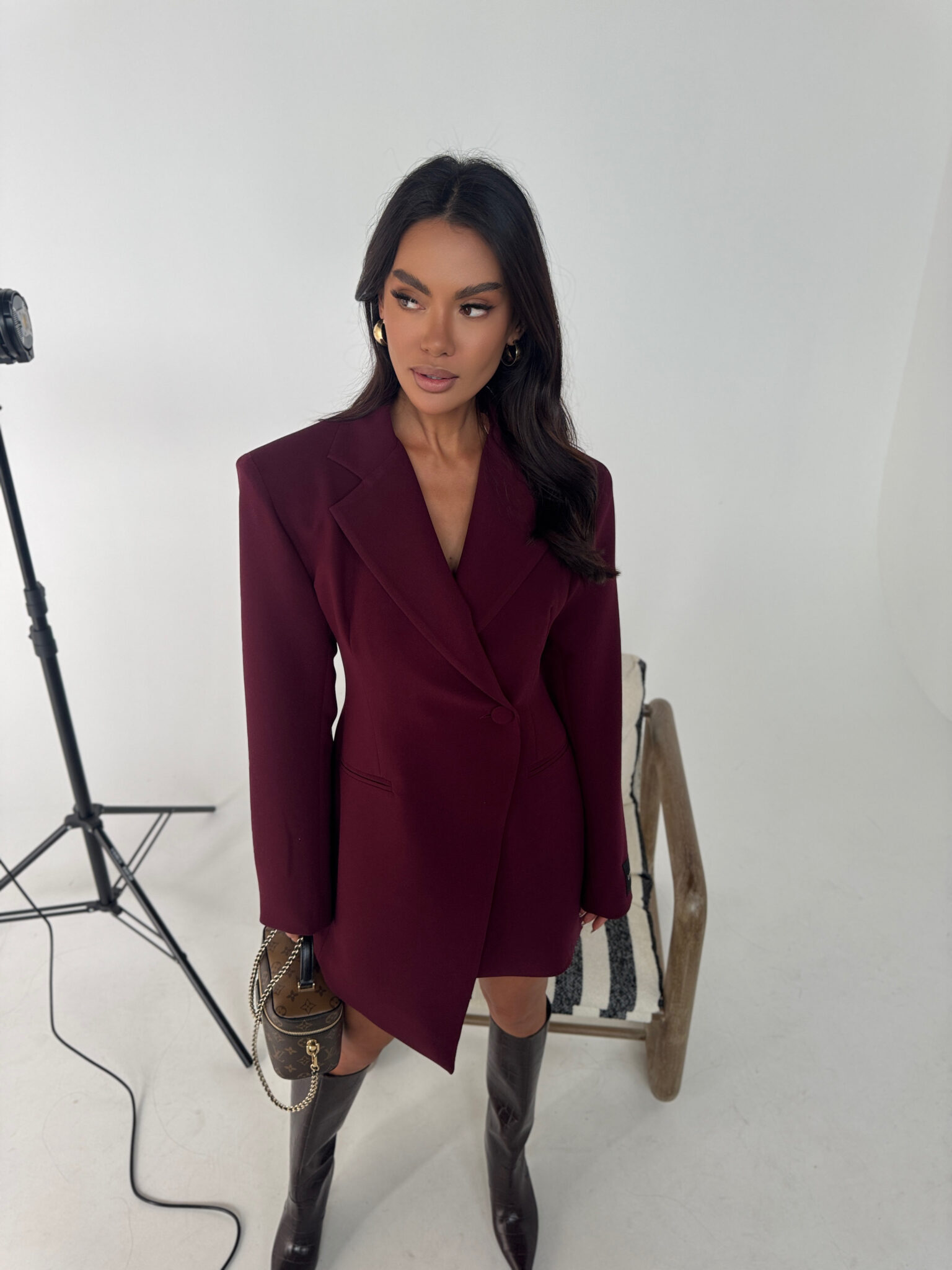 Marynarka NOVA bordo LAMANUEL - obrazek 6