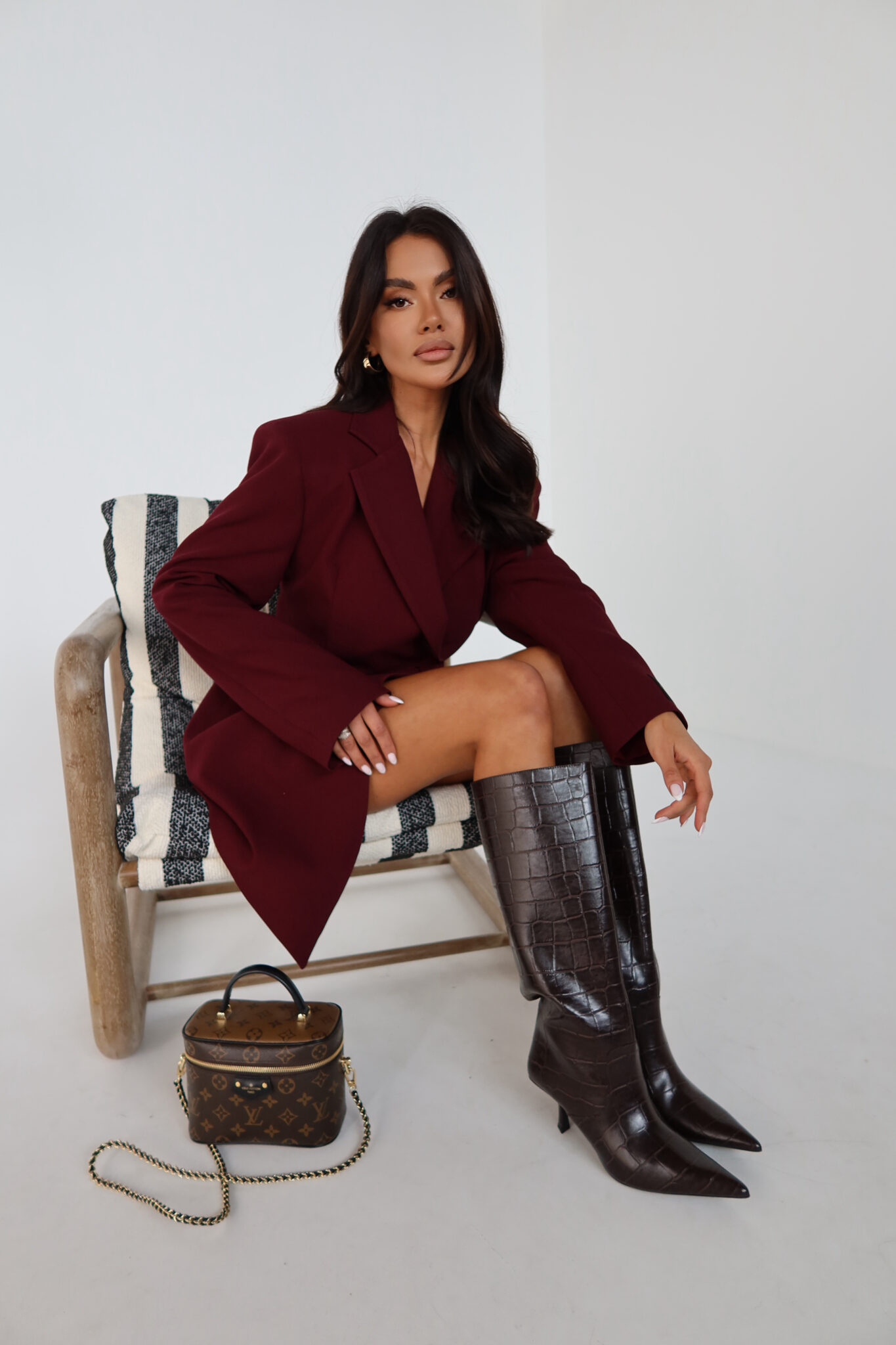 Marynarka NOVA bordo LAMANUEL - obrazek 3