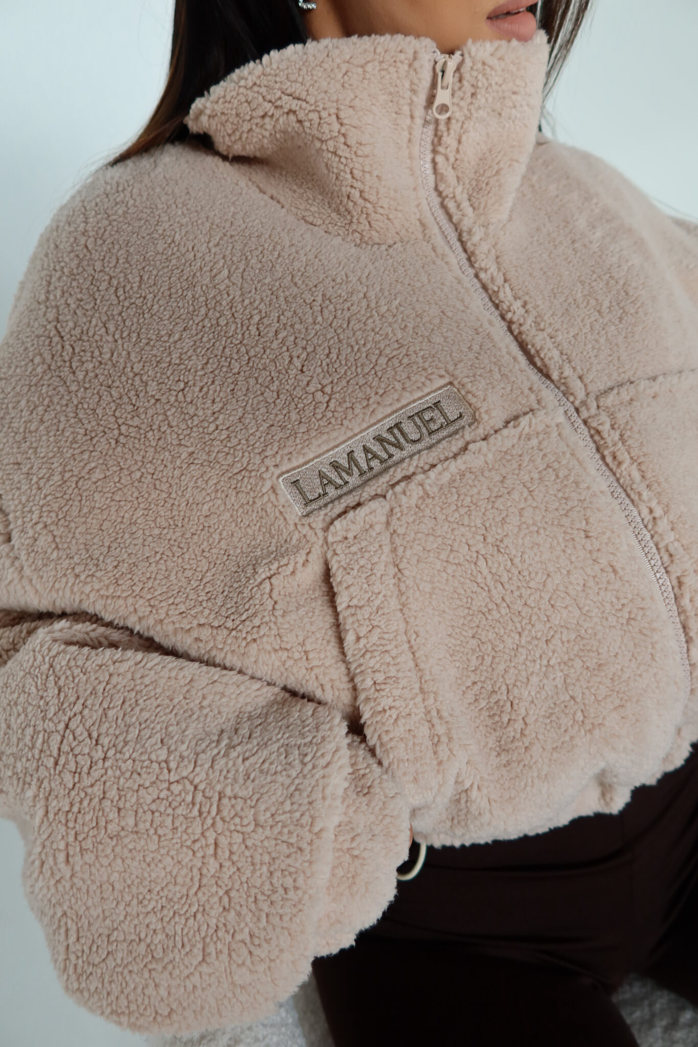 Kurtka FURRY beż LAMANUEL - obrazek 2