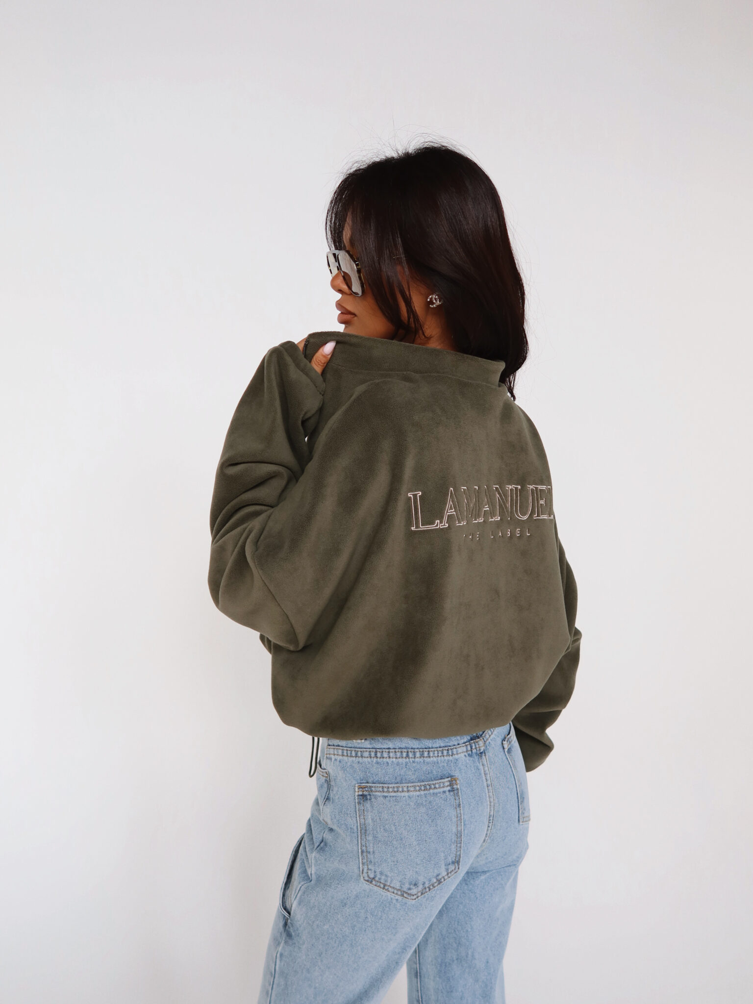 Bluza WARM UP khaki LAMANUEL - obrazek 5