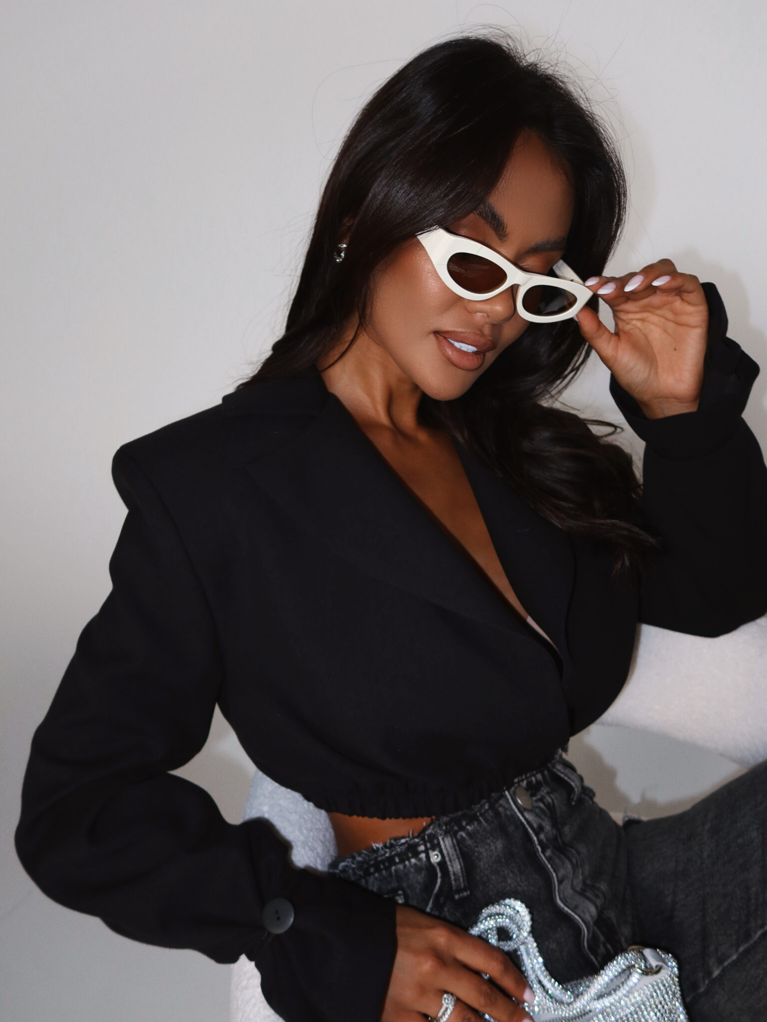 Marynarka PREMIERE czarna LAMANUEL - obrazek 3